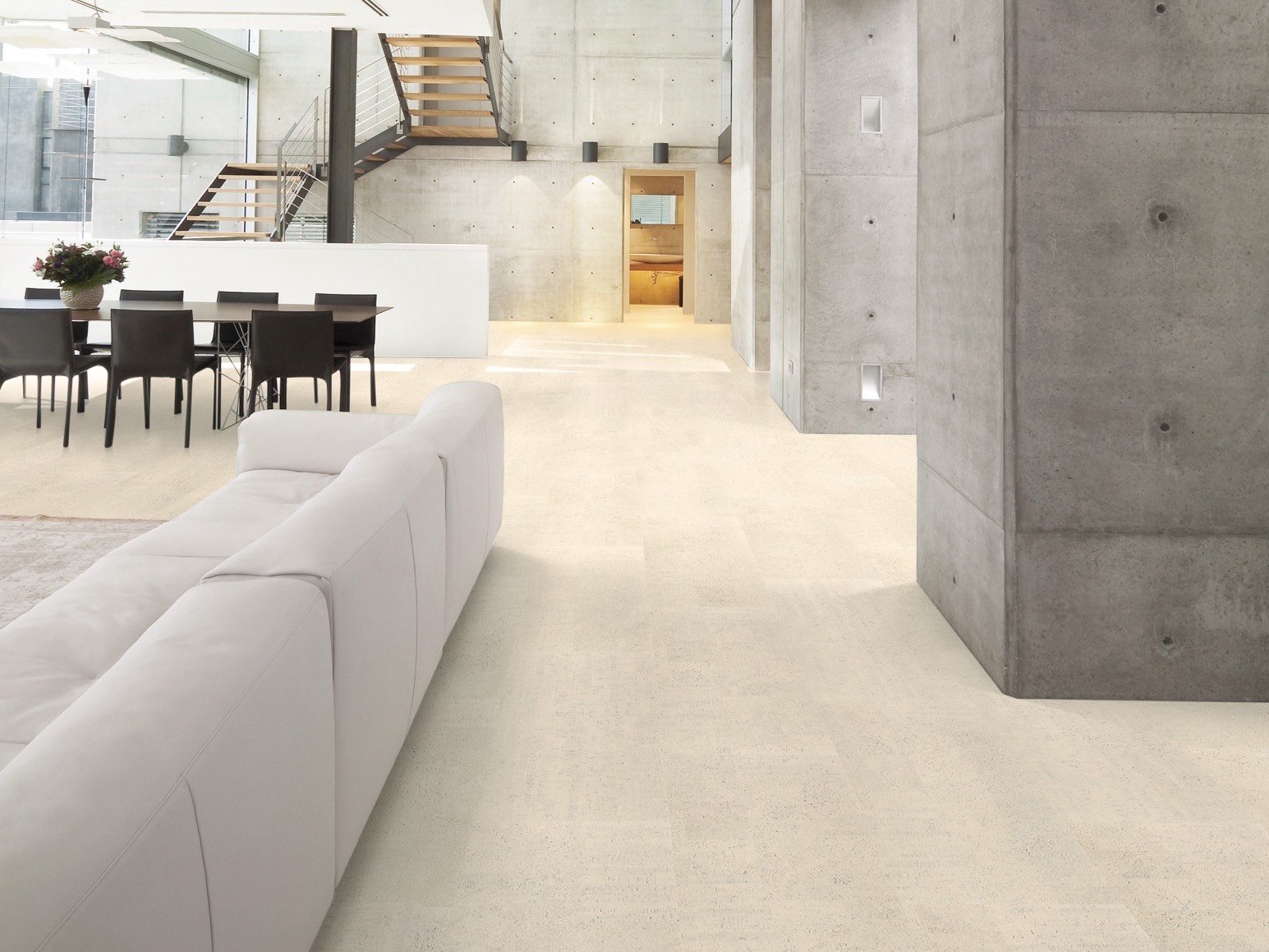 Korkboden im Wohnbereich