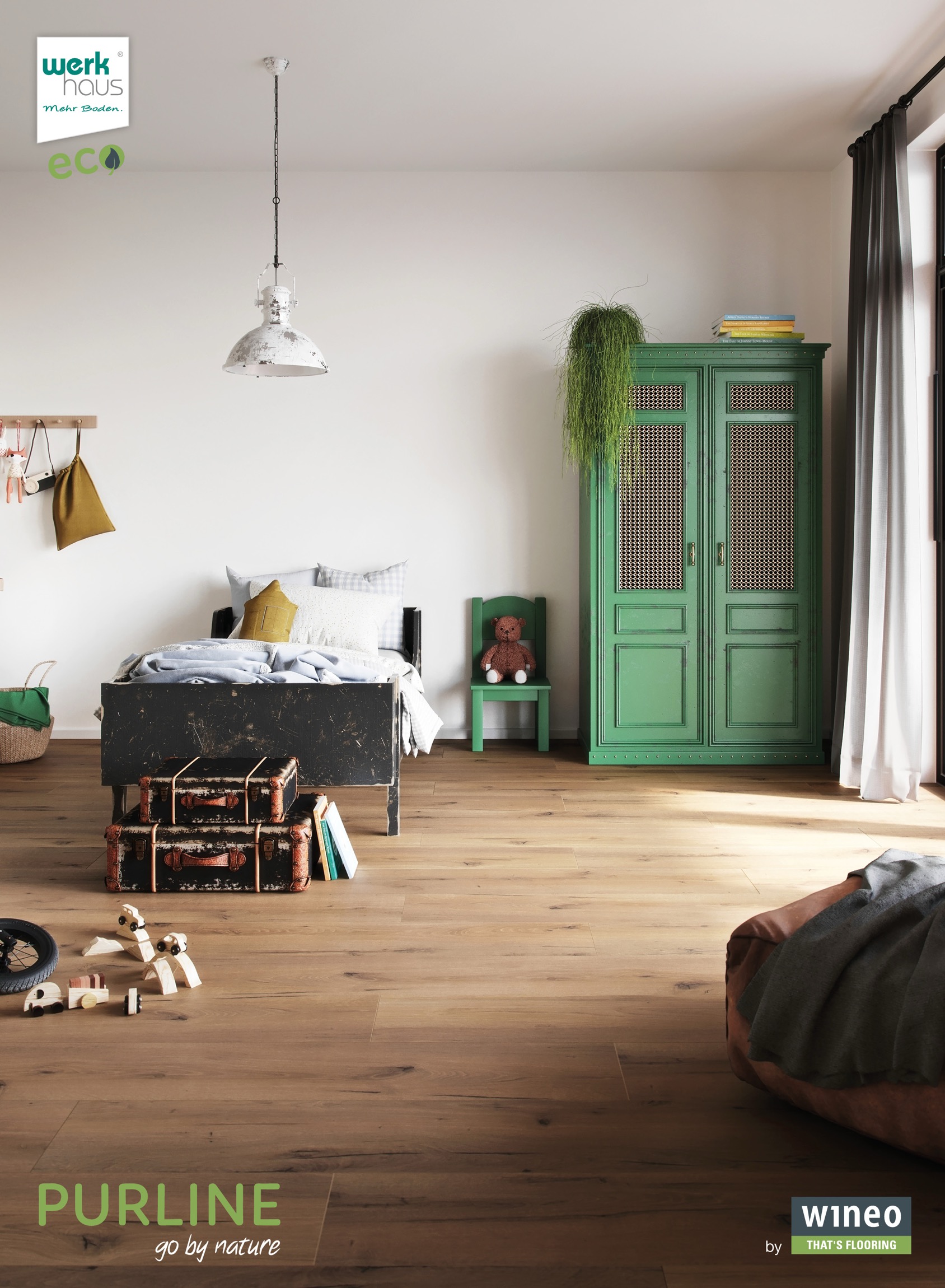 Purline Bioboden in moderner Raumgestaltung