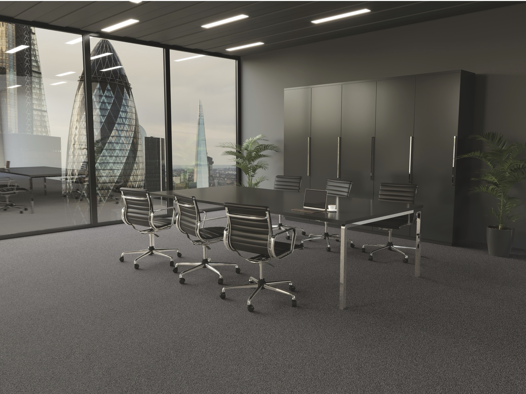 Schalloptimierter Bürobodenbelag