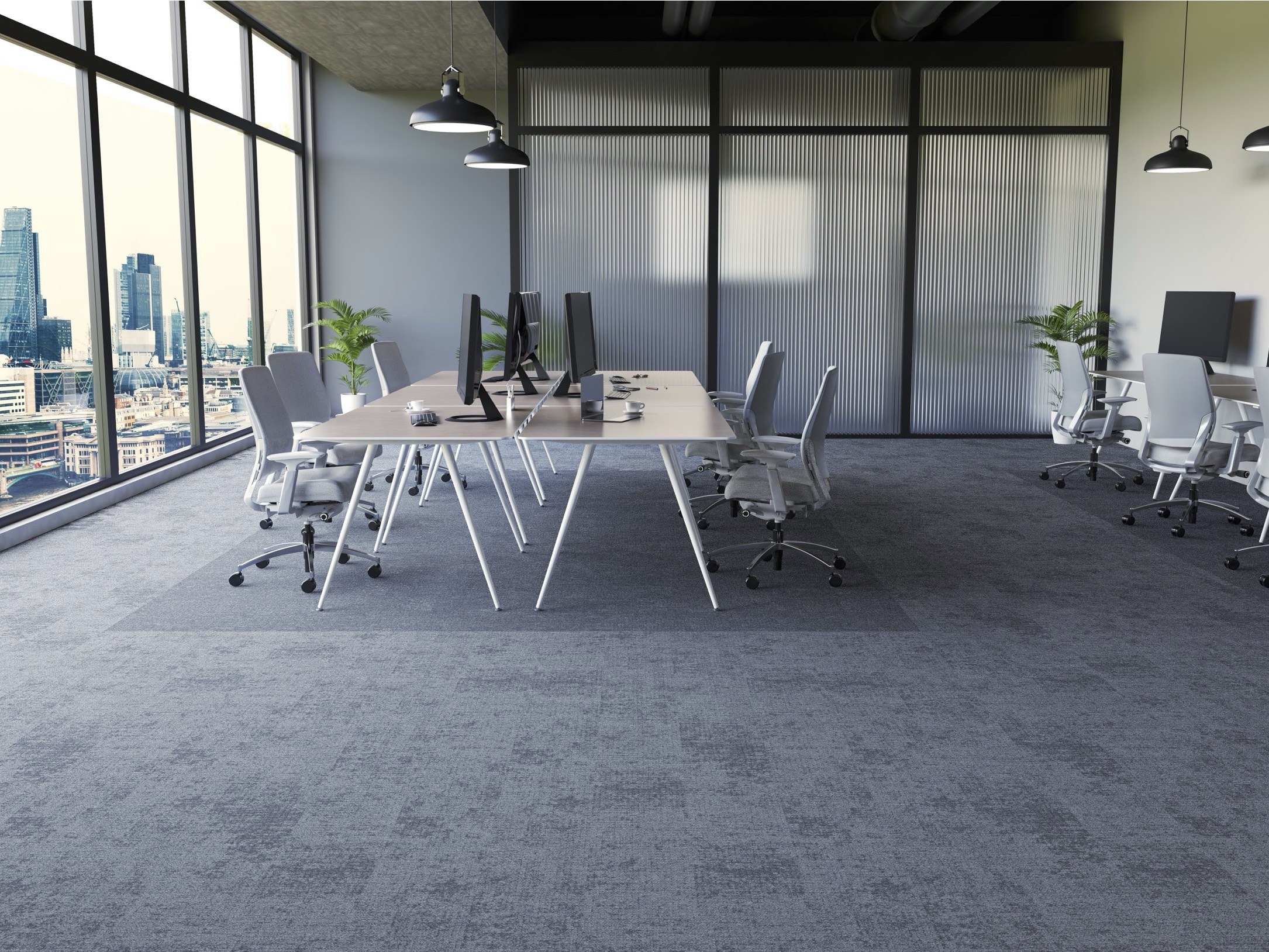 Schalloptimierter Bürobodenbelag