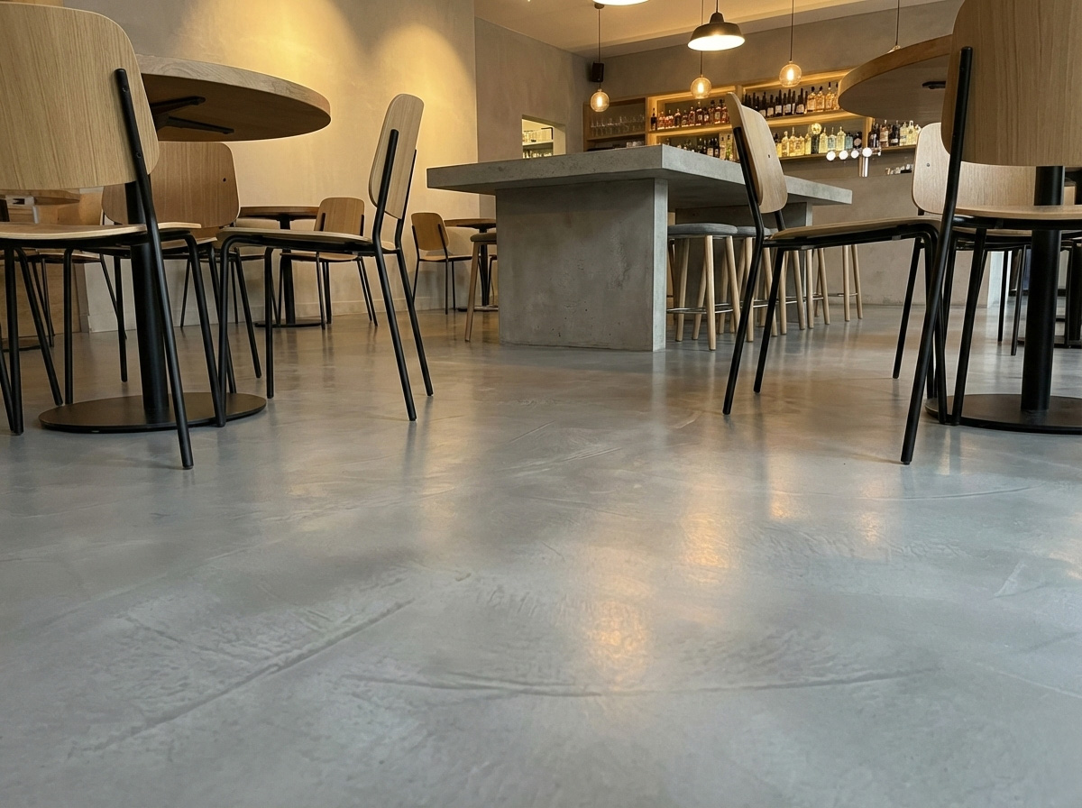 Rutschhemmender Gastro-Bodenbelag