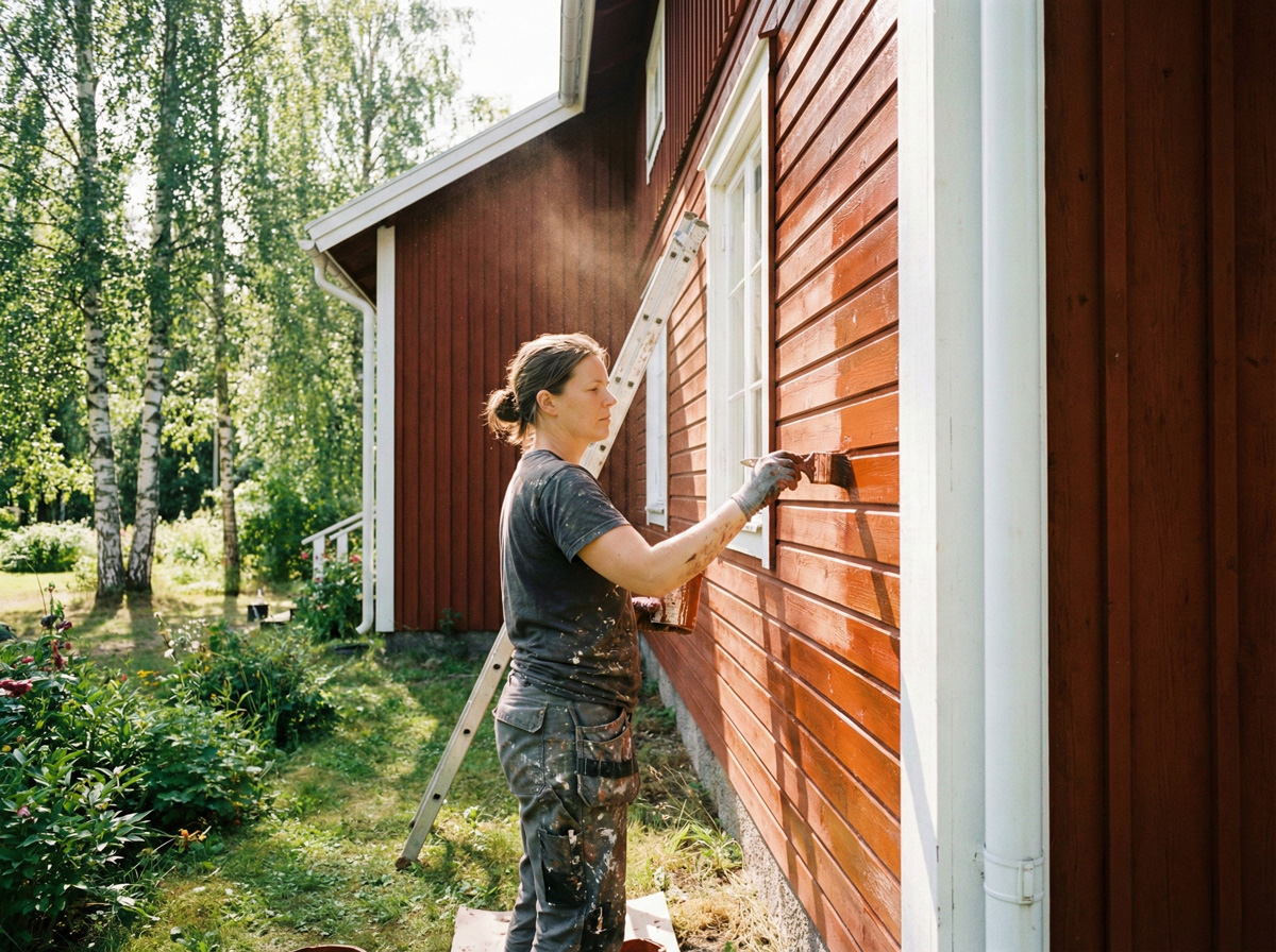 Holzlasur mit natürlicher Maserung