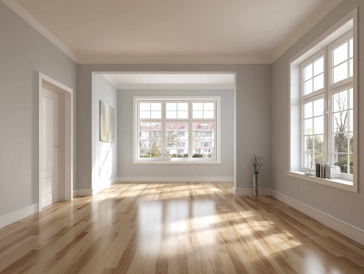 Professionelle Malerarbeiten in Wohnraum