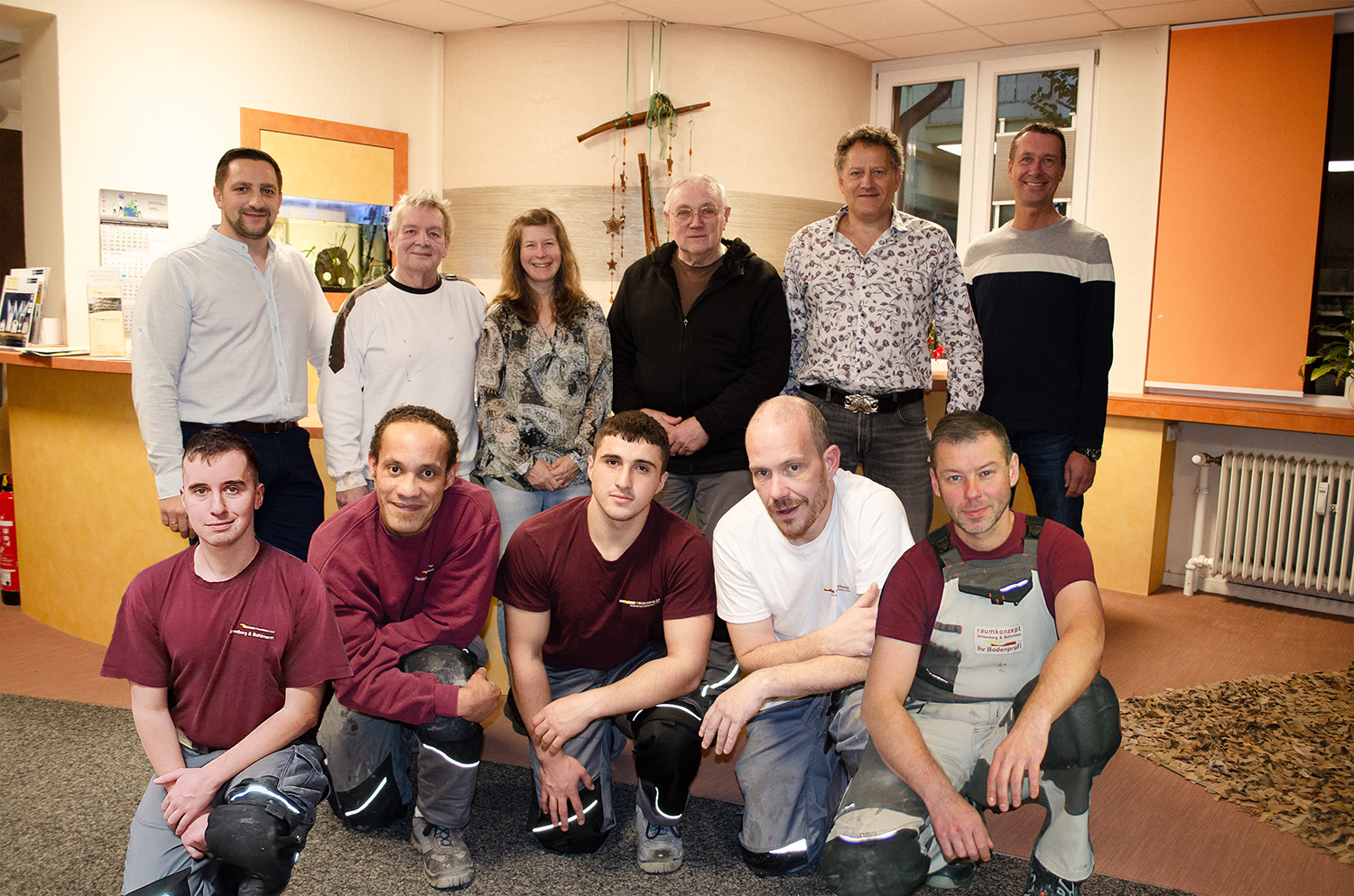 Teamfoto des Raumkonzept Betriebs in Bochum
