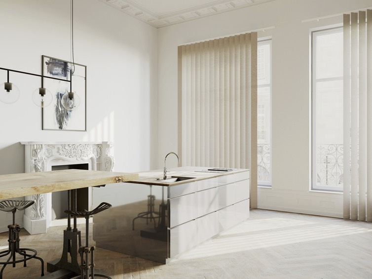 Vertikaljalousien für Wohnräume 