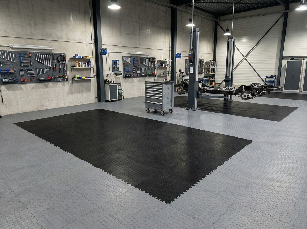 Chemikalienbeständiger Industrieboden 